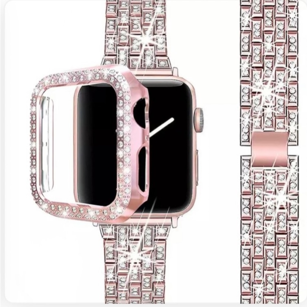 Pink Sparkly Smart Watch Band